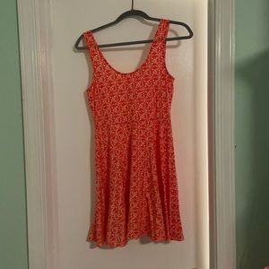 Orange sundress